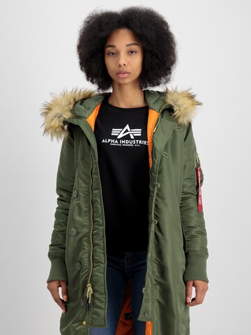 žalia ALPHA INDUSTRIES Žieminė parka