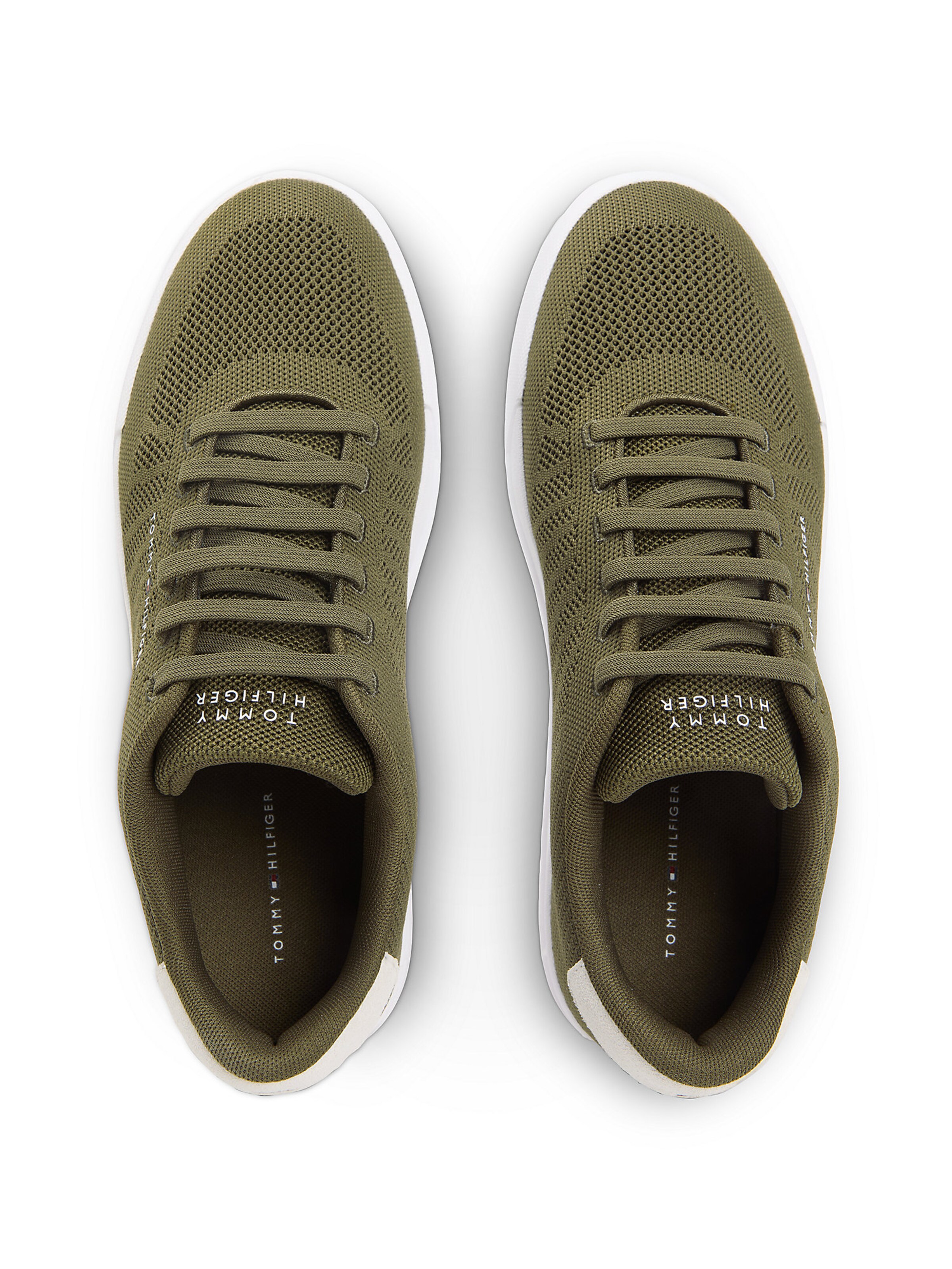 TOMMY HILFIGER Sneaker 'Court' in Grün