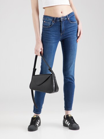 Skinny Jean Tally Weijl en bleu : devant