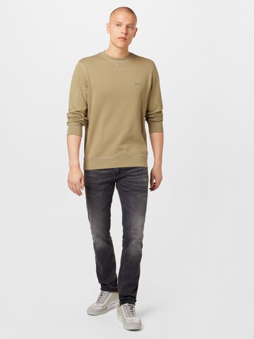 BOSS Orange - Sweatshirt 'Westart' em verde