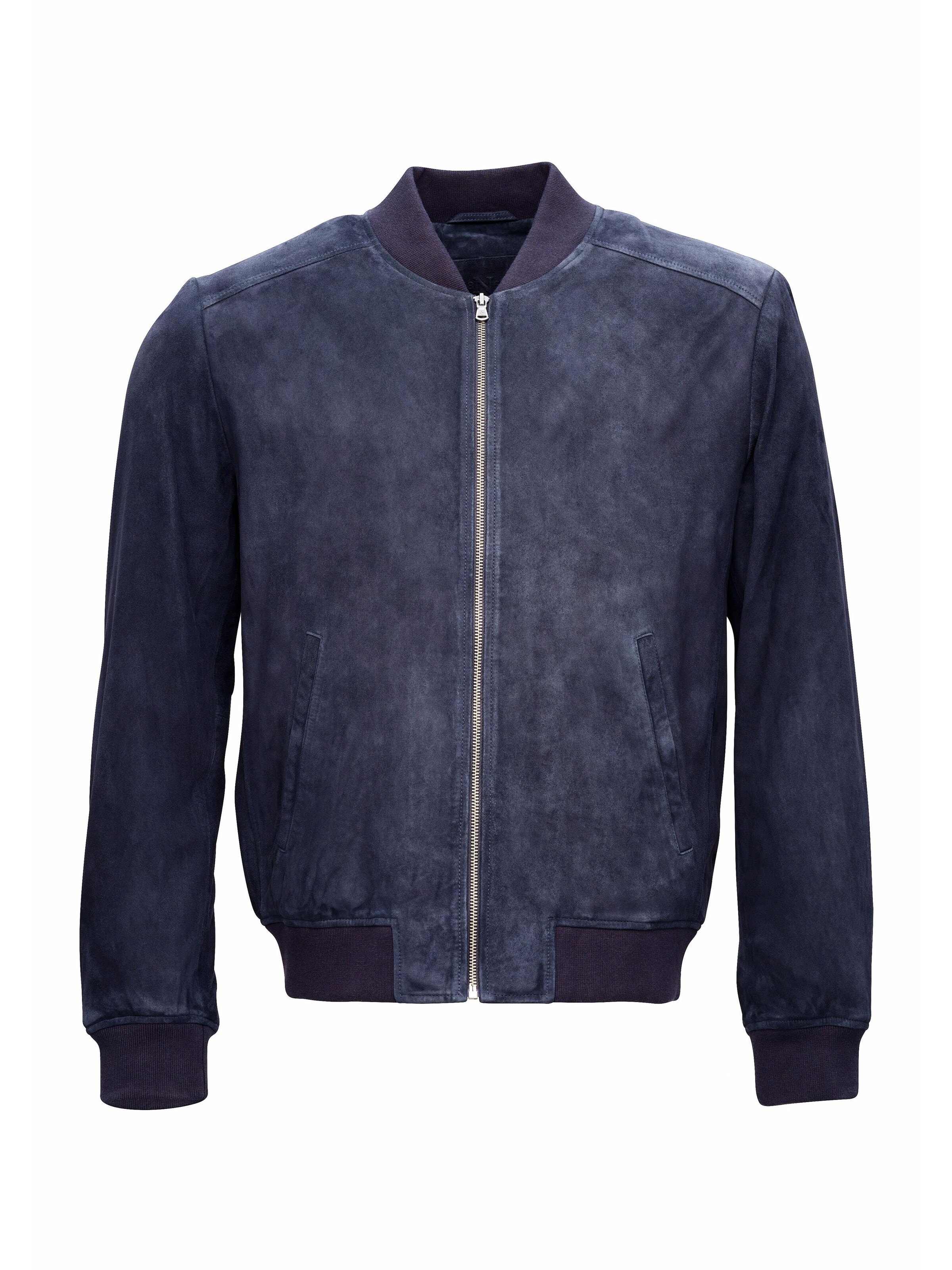 18N62 Between-season jacket 'NEAnglo' in Blue: front