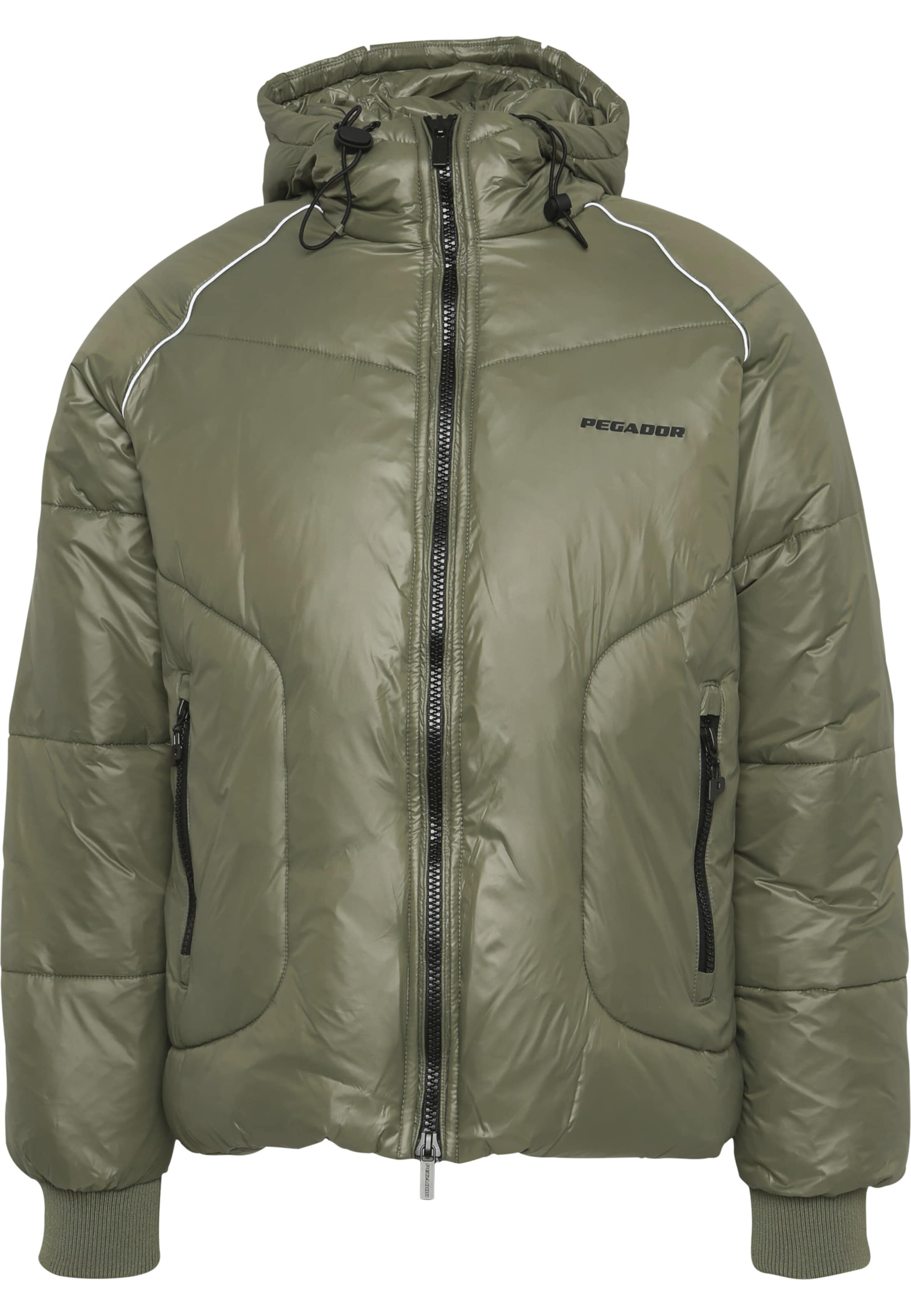 Pegador Winterjas 'Toby' in Groen: voorkant