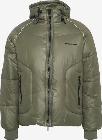 Pegador - Casaco de inverno 'Toby' em verde: frente