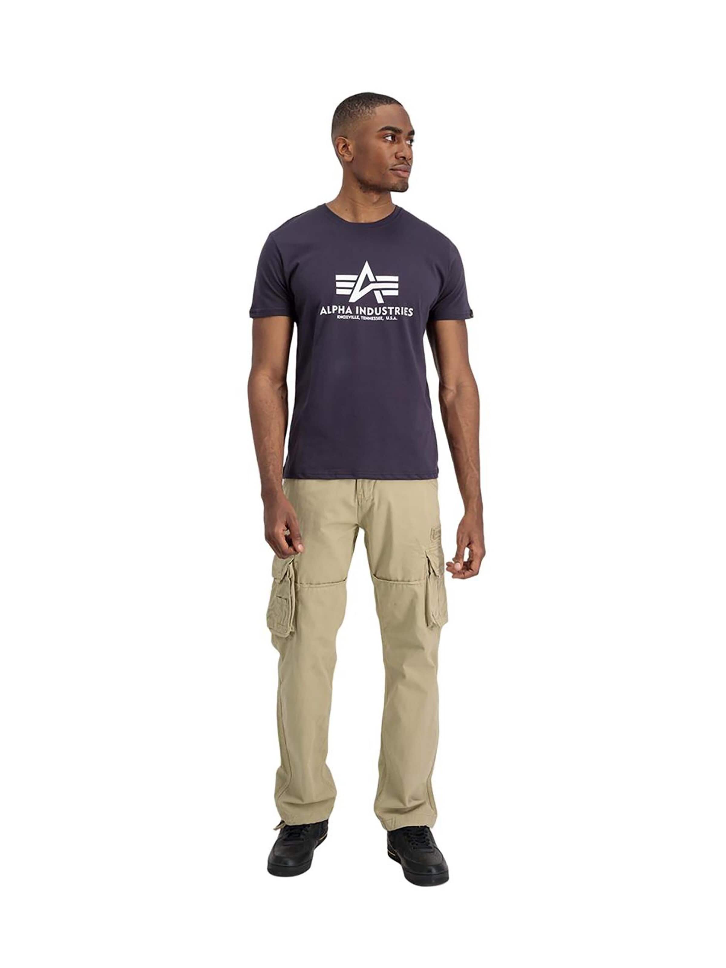 T-Shirt ALPHA INDUSTRIES en gris
