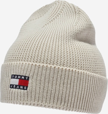 Bonnet 'Heritage' Tommy Jeans en beige : devant