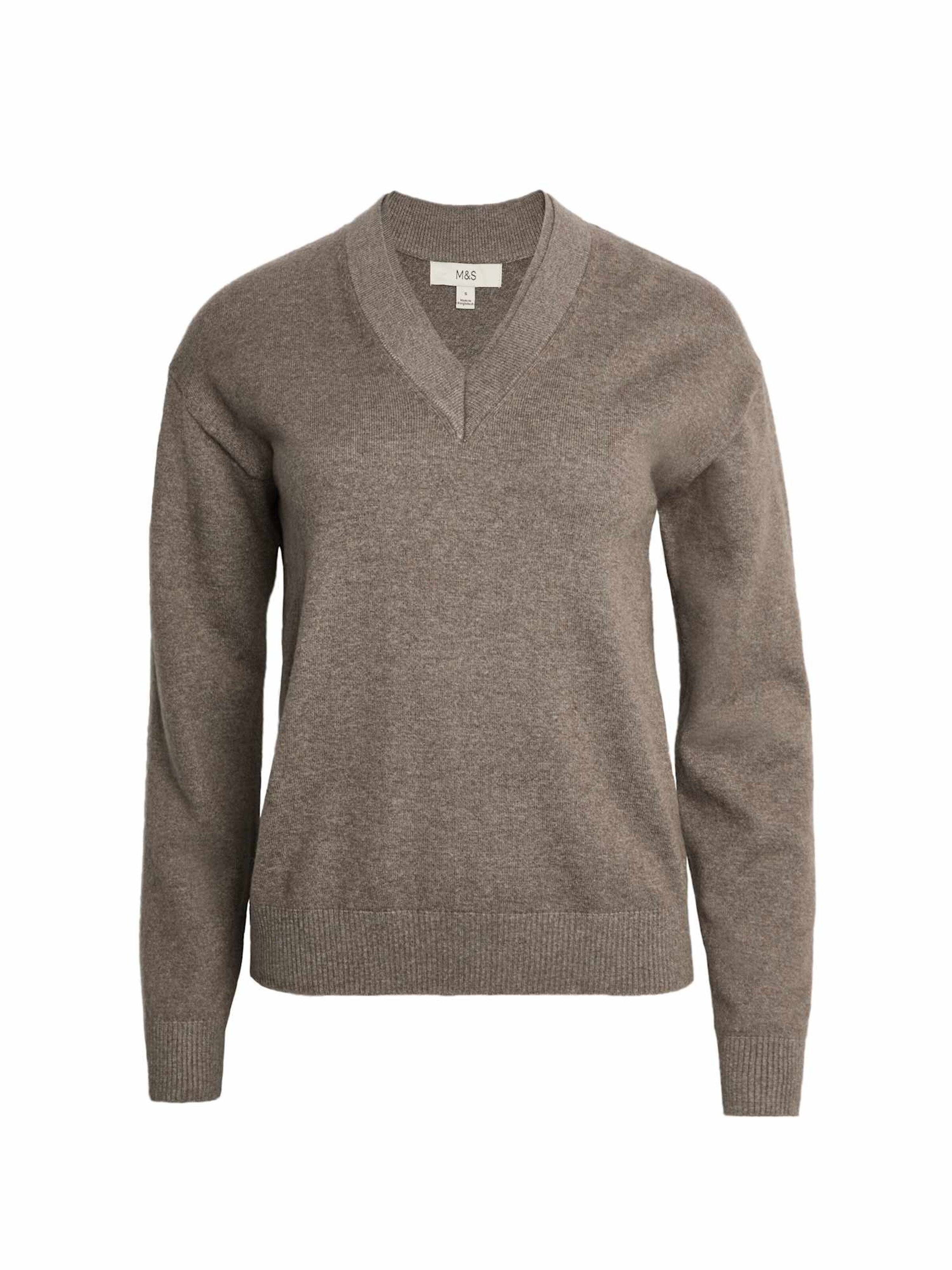 Marks & Spencer Sweater in Brown: front