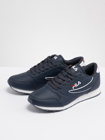 Baskets basses 'ORBIT low' FILA en bleu