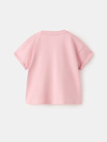 MANGO KIDS Shirt 'YEE' in Roze