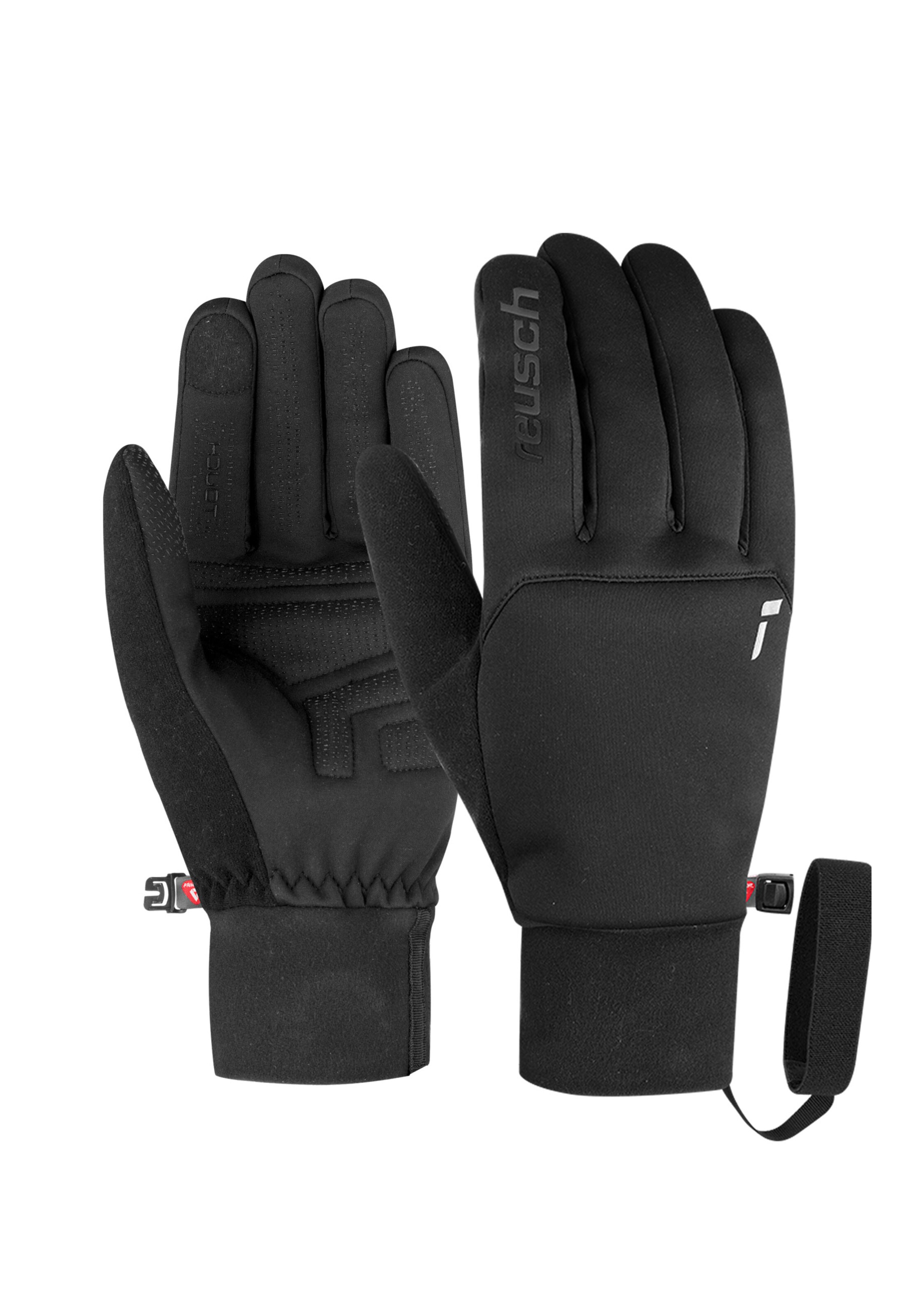 REUSCH Fingerhandschuhe 'Backcountry TOUCH-TEC™' in Schwarz: Vorderseite