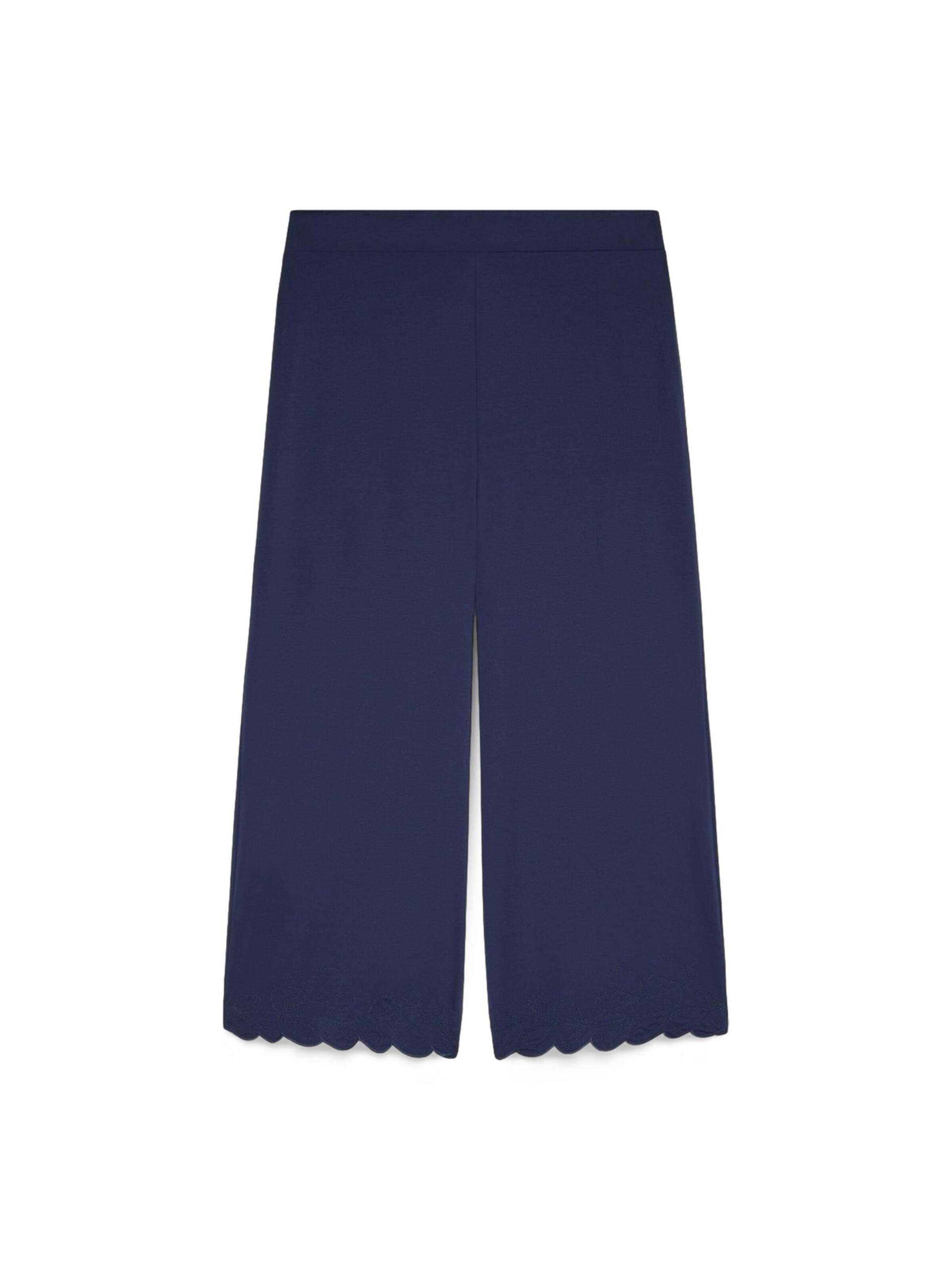 Effilé Pantalon Fiorella Rubino en bleu : devant