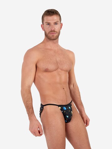 Slip HOM en noir : devant