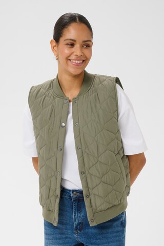 Kaffe Vest 'KAqiana' i grøn: forside