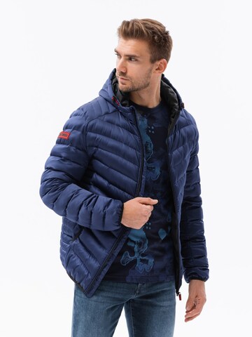 Ombre Between-Season Jacket 'C368' in Blue