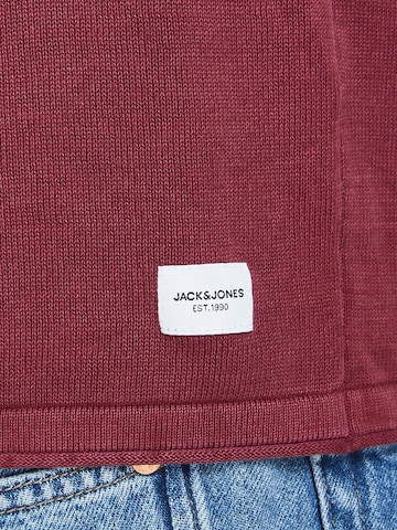 Coupe regular Pull-over 'Leo' JACK & JONES en rouge