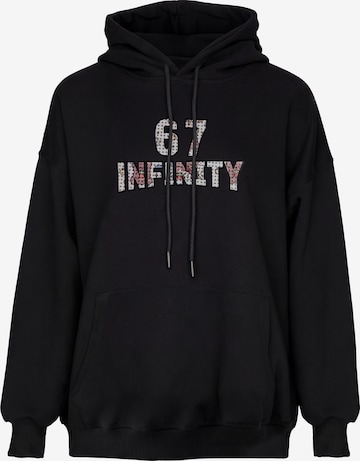 Sweat-shirt MYMO en noir : devant