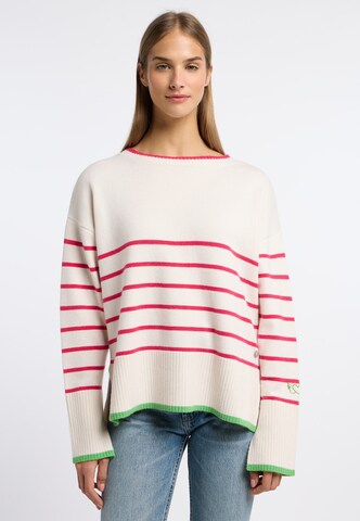 Frieda & Freddies NY Strickpullover Pullover in Pink: Vorderseite