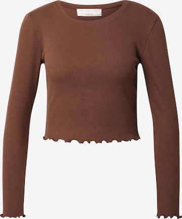 Guido Maria Kretschmer Collection Shirt 'Evie' in Brown: front