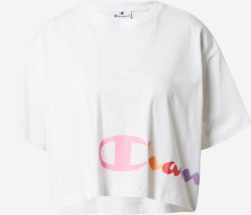 T-shirt Champion Authentic Athletic Apparel en blanc : devant