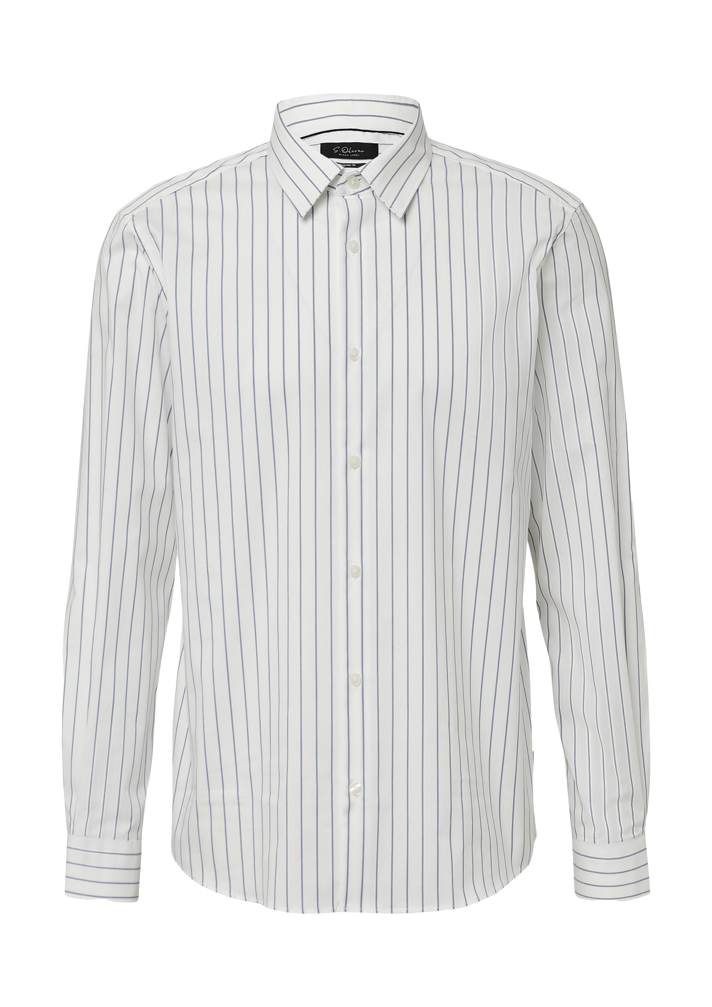 s.Oliver BLACK LABEL Regular fit Button Up Shirt in White: front