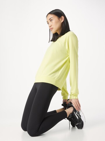 ONLY PLAY Athletic Sweatshirt 'FREI' in Yellow