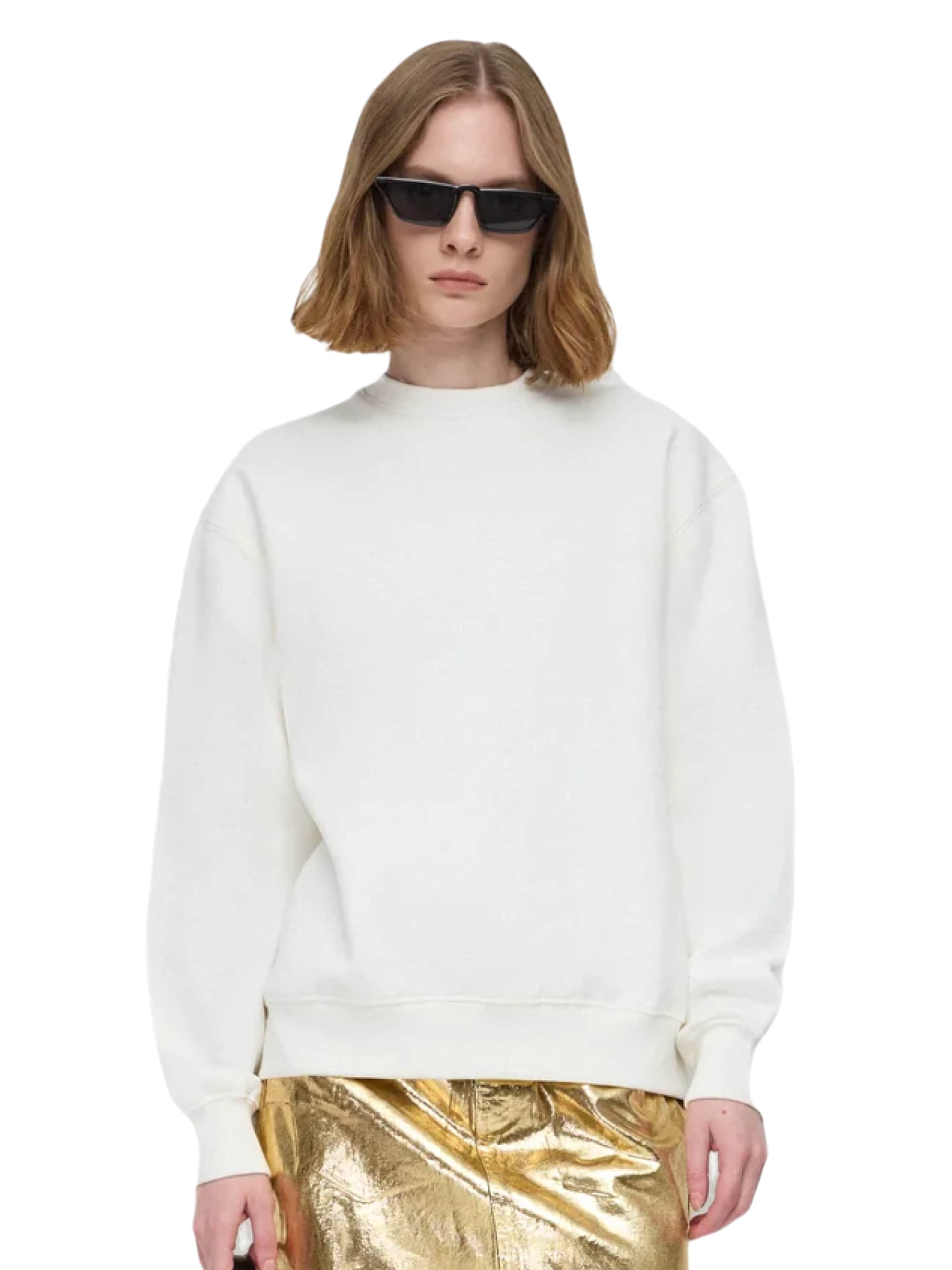 Sweat-shirt No Matter What en beige