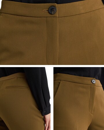 WE Fashion Конический (Tapered) Брюки-чинос в Зеленый