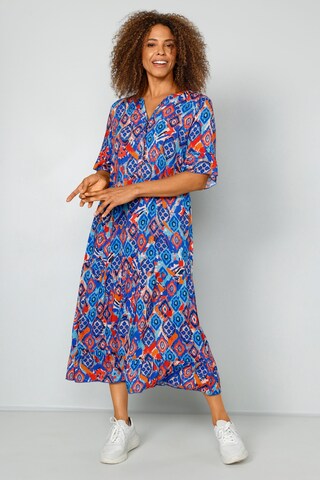 MIAMODA Dress in Blue: front