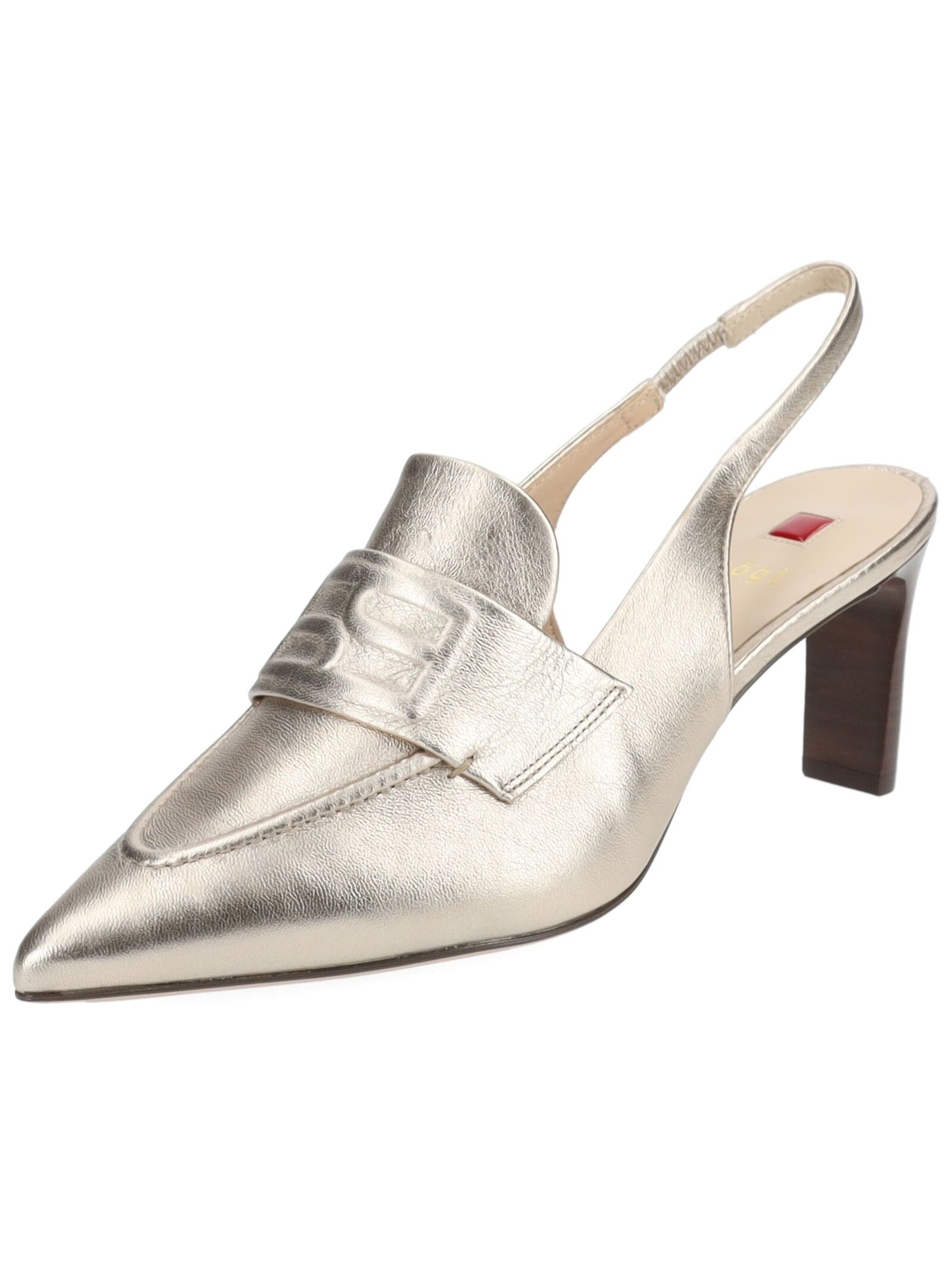 Décolleté sling di Högl in bronzo: frontale