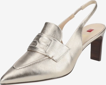 Högl Slingback Pumps in Bronze: front