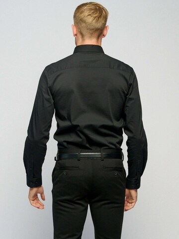 TEESHOPPEN - Regular Fit Camisa ' The Original ' em preto