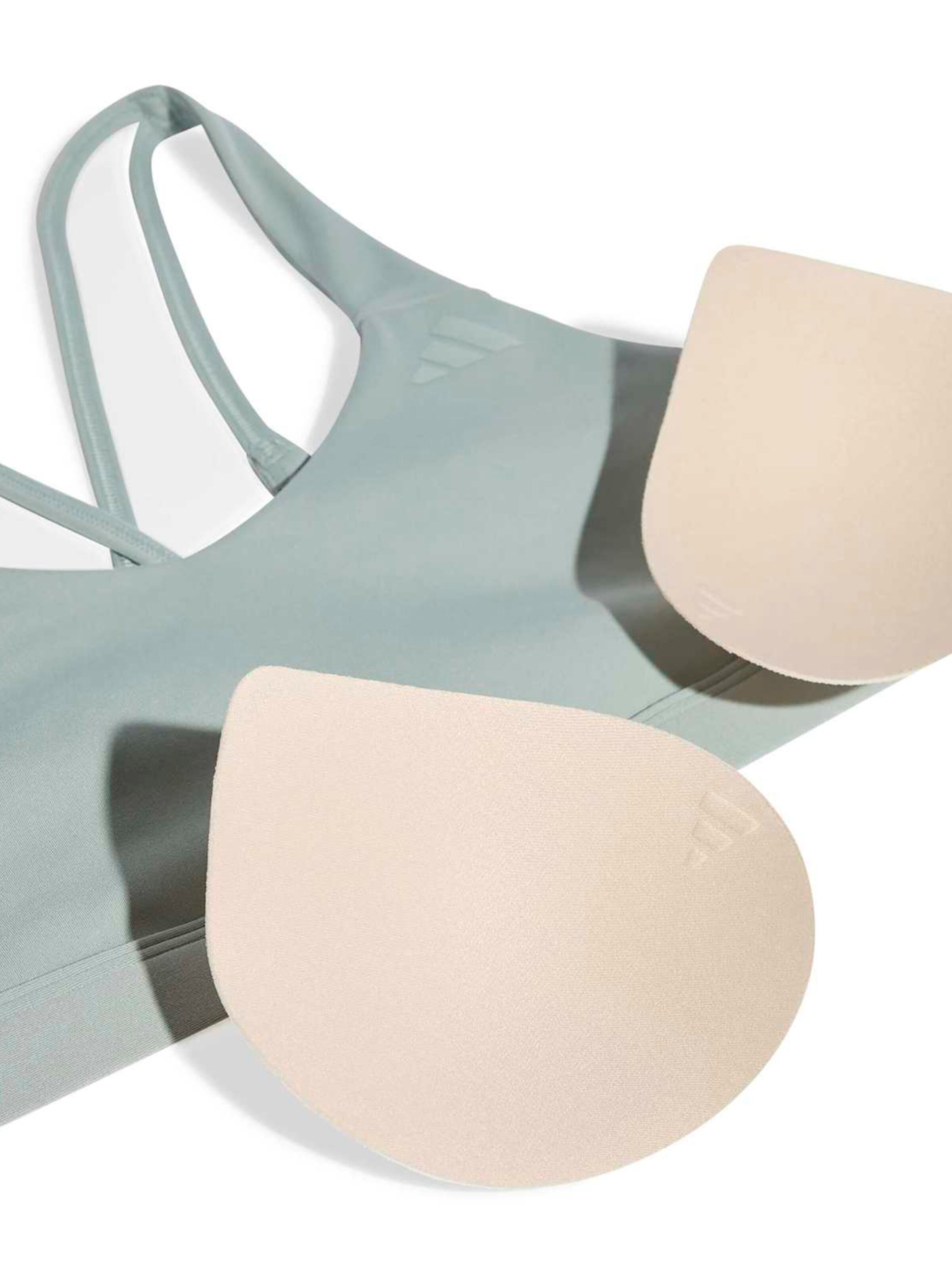 ADIDAS PERFORMANCE Bustier Sport bh 'ALL ME ESS' in Groen