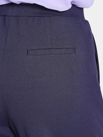 Loosefit Pantalon à plis 'VERA' Goldner en violet