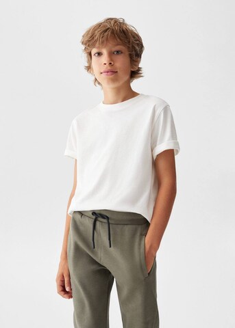 MANGO KIDS Tapered Housut 'Goliat' värissä vihreä