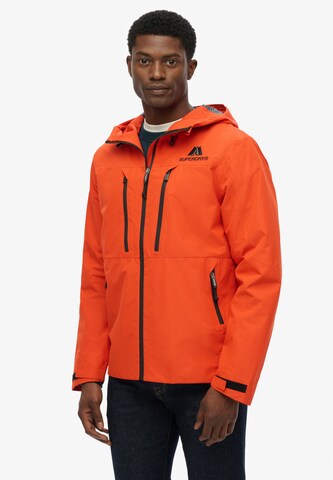Veste mi-saison Superdry en orange : devant