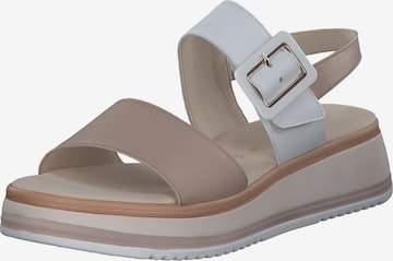 GABOR Sandals in White: front