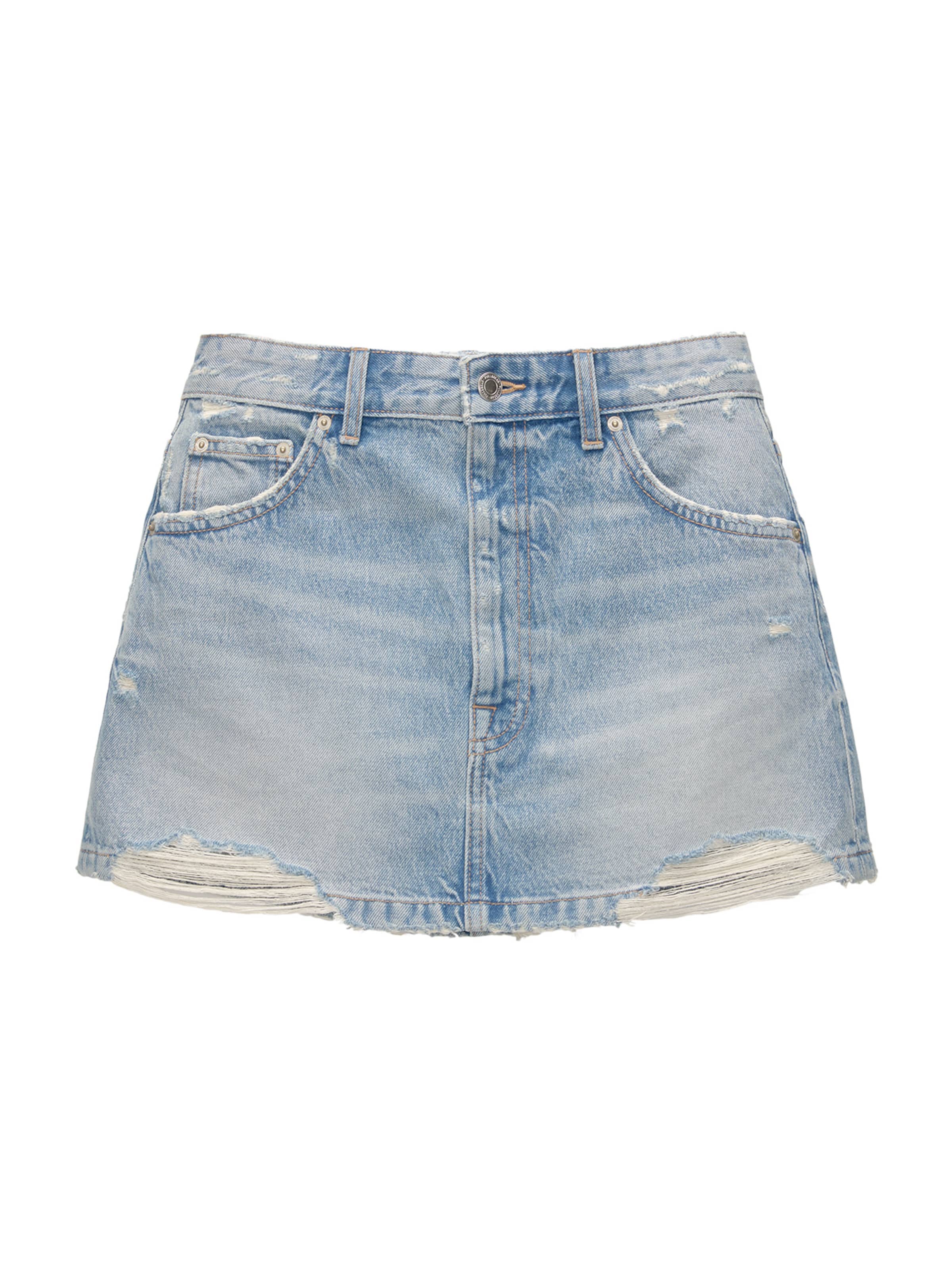 Fustă pe 34 Pull&Bear pe albastru, Vizualizare produs