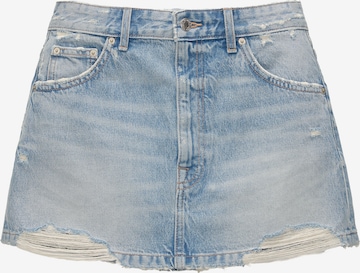 Pull&Bear Rok in Blauw: voorkant