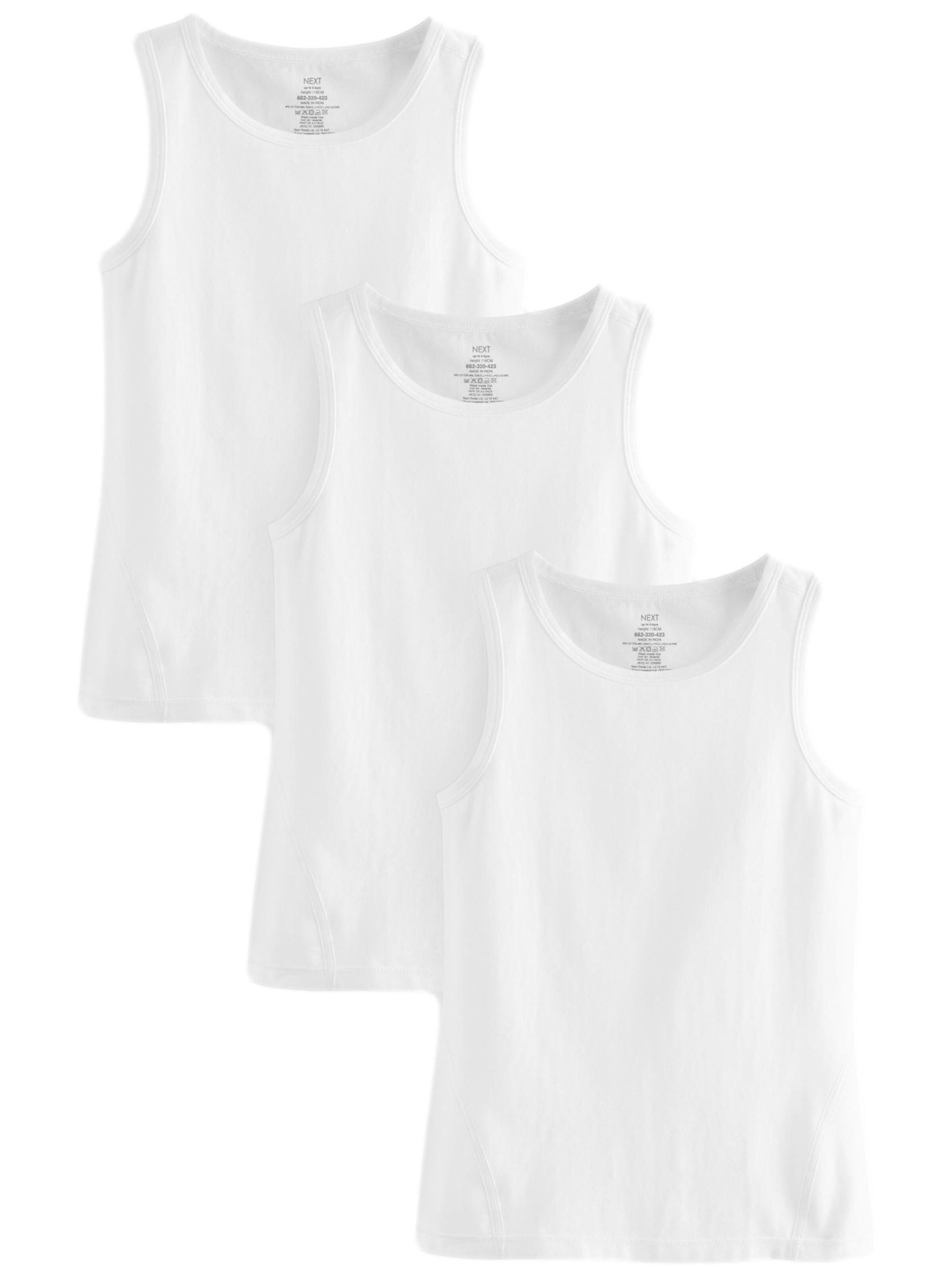 Next Alussärk, värv valge: eest vaates