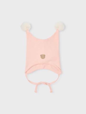 Bonnet NAME IT en rose : devant