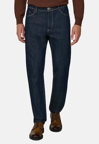 Boggi Milano Slimfit Jeans in Blauw: voorkant