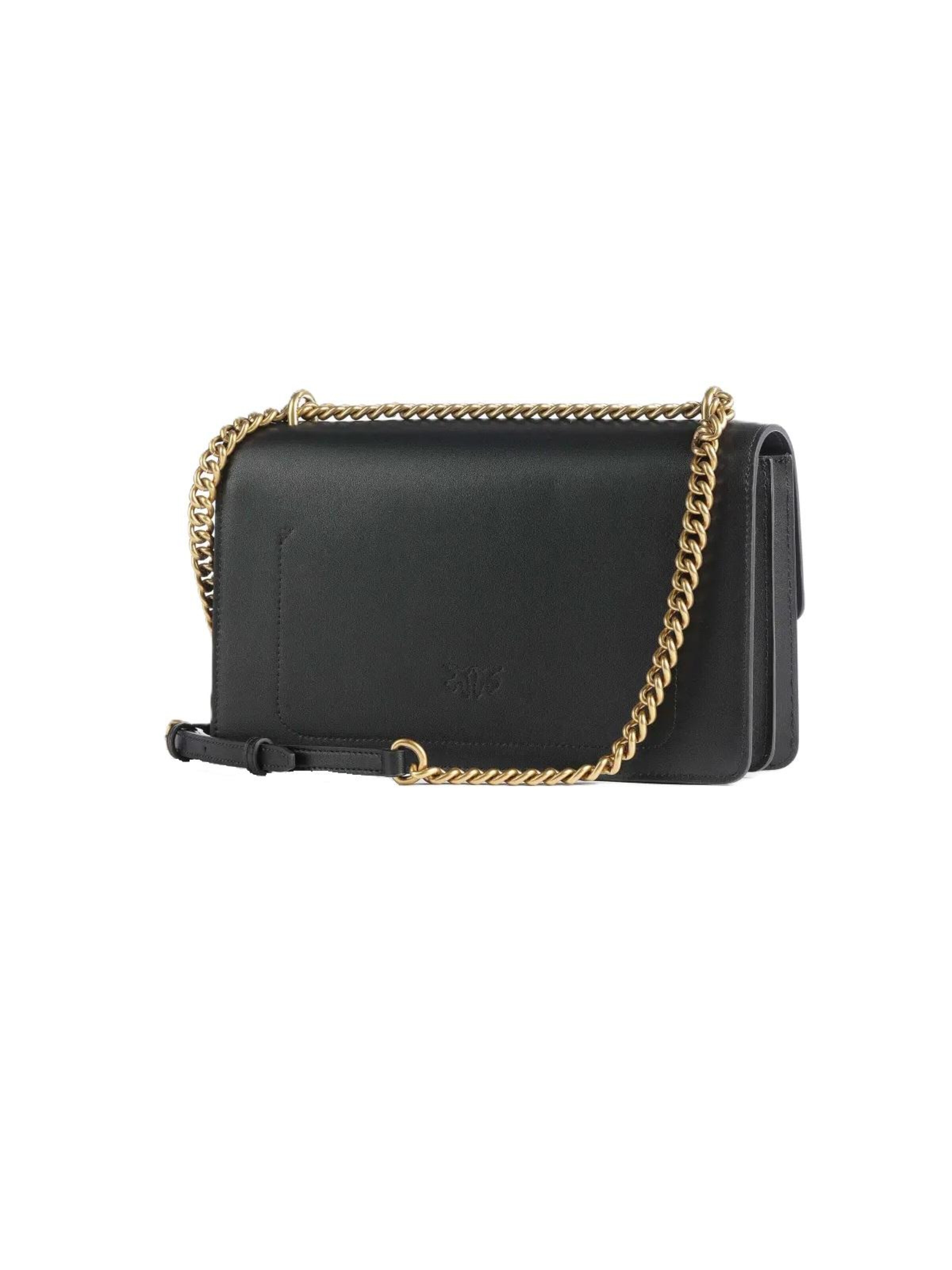 Borsa a tracolla '100941 A0F1' di PINKO in nero