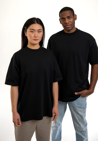 Johnny Urban T-shirt 'Sammy Oversized' i svart: framsida