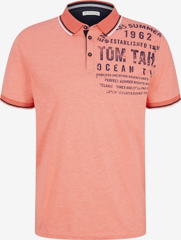 TOM TAILOR Shirt in Orange: front