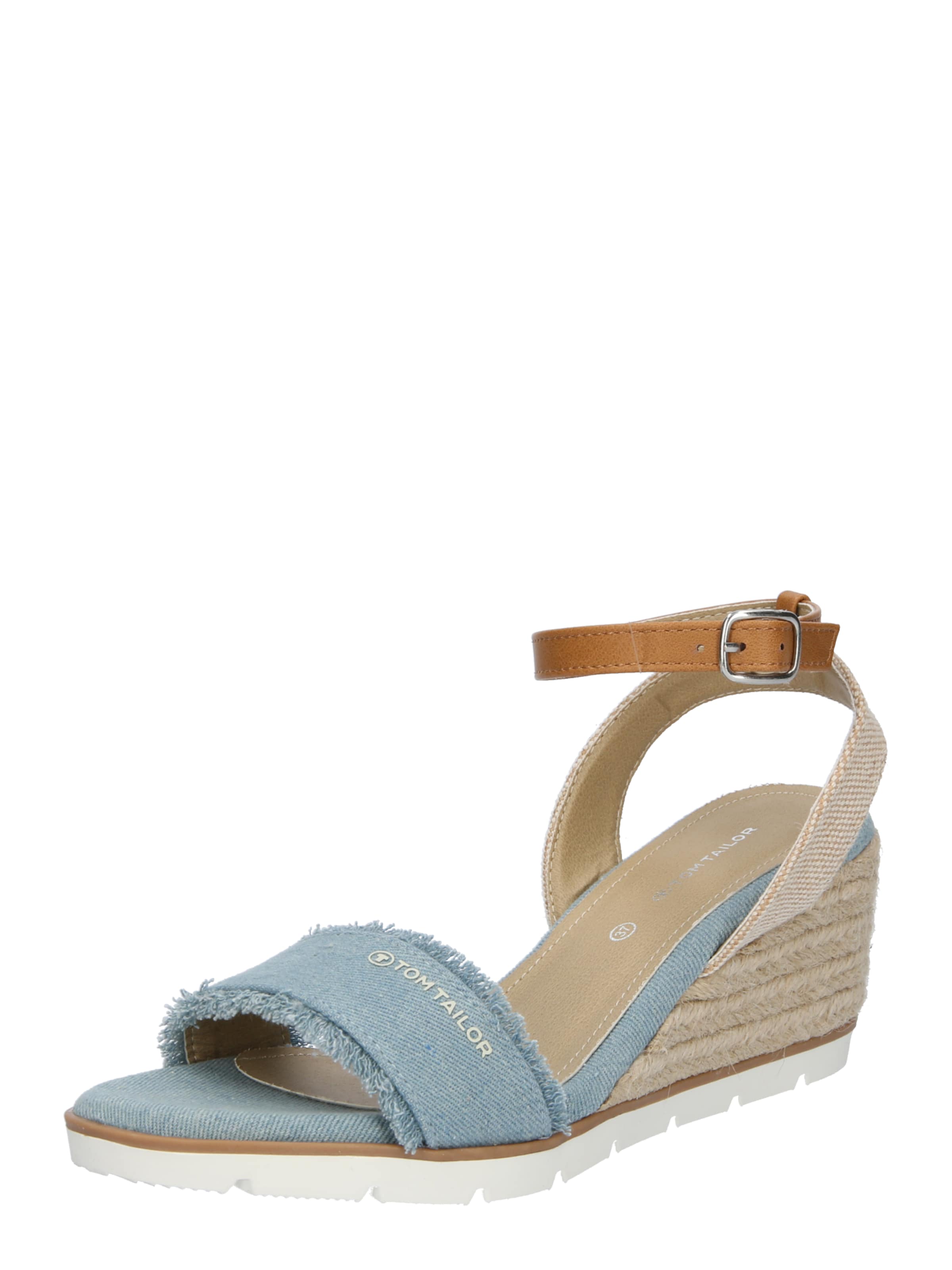 TOM TAILOR Strap sandal in Blue: front