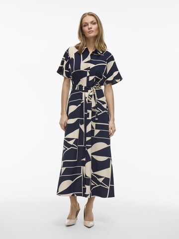 VILA Blousejurk 'VIEBBA' in Blauw
