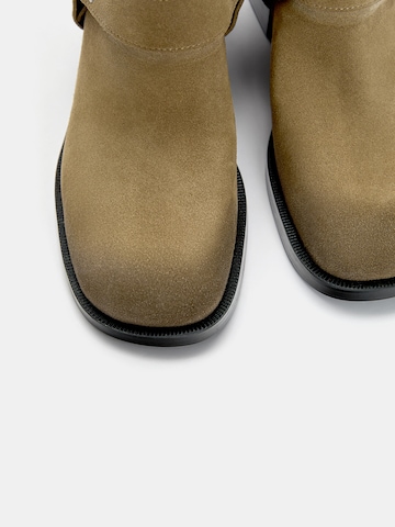 Bottines Pull&Bear en beige