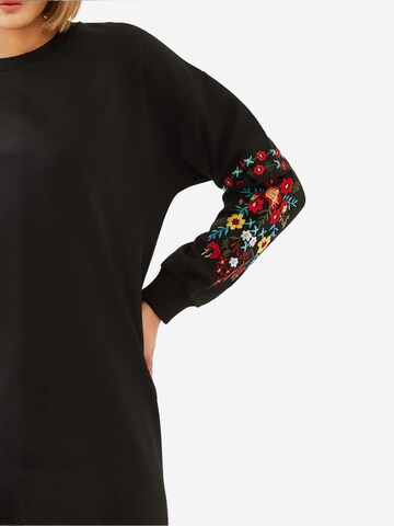 Robe 'Mini' Bianco Lucci en noir