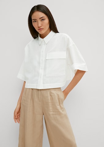 comma casual identity Blouse in White: front