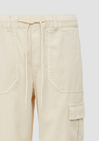 s.Oliver Tapered Broek in Beige