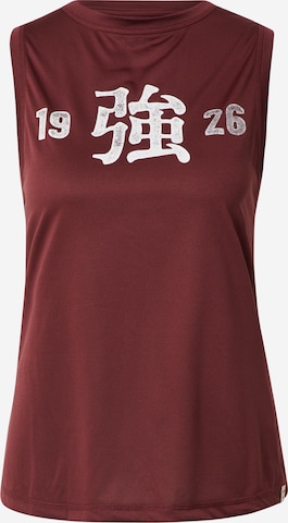 Superdry Sports Top in Red: front